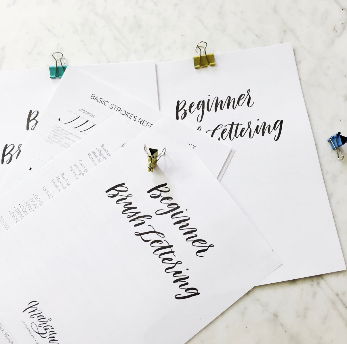Beginner Brush Lettering July 16 (6:30-8:30pm)